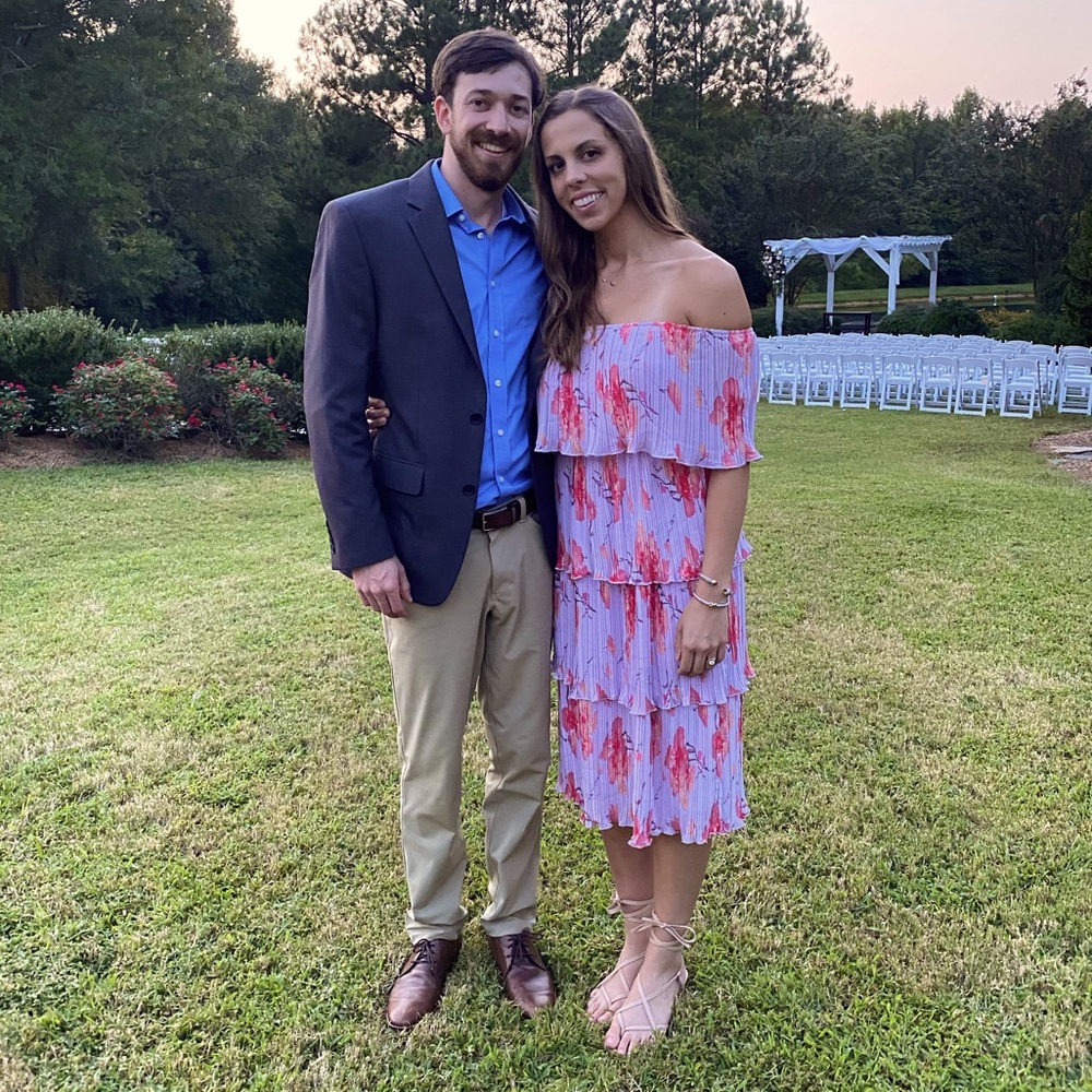 strapless dress—size small